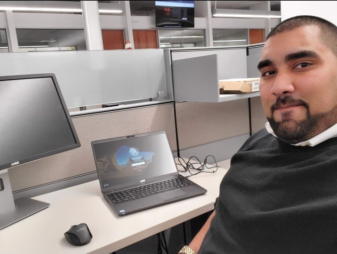 My first day at my first tech job