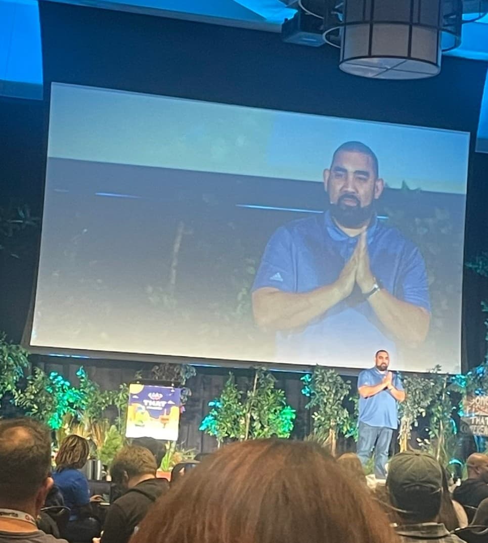 Group photo from a local tech meetup